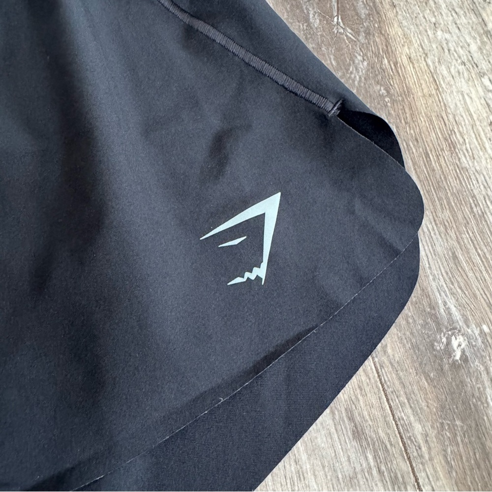 GymShark Lined Athletic Running Shorts - Black - Picture 5 of 5